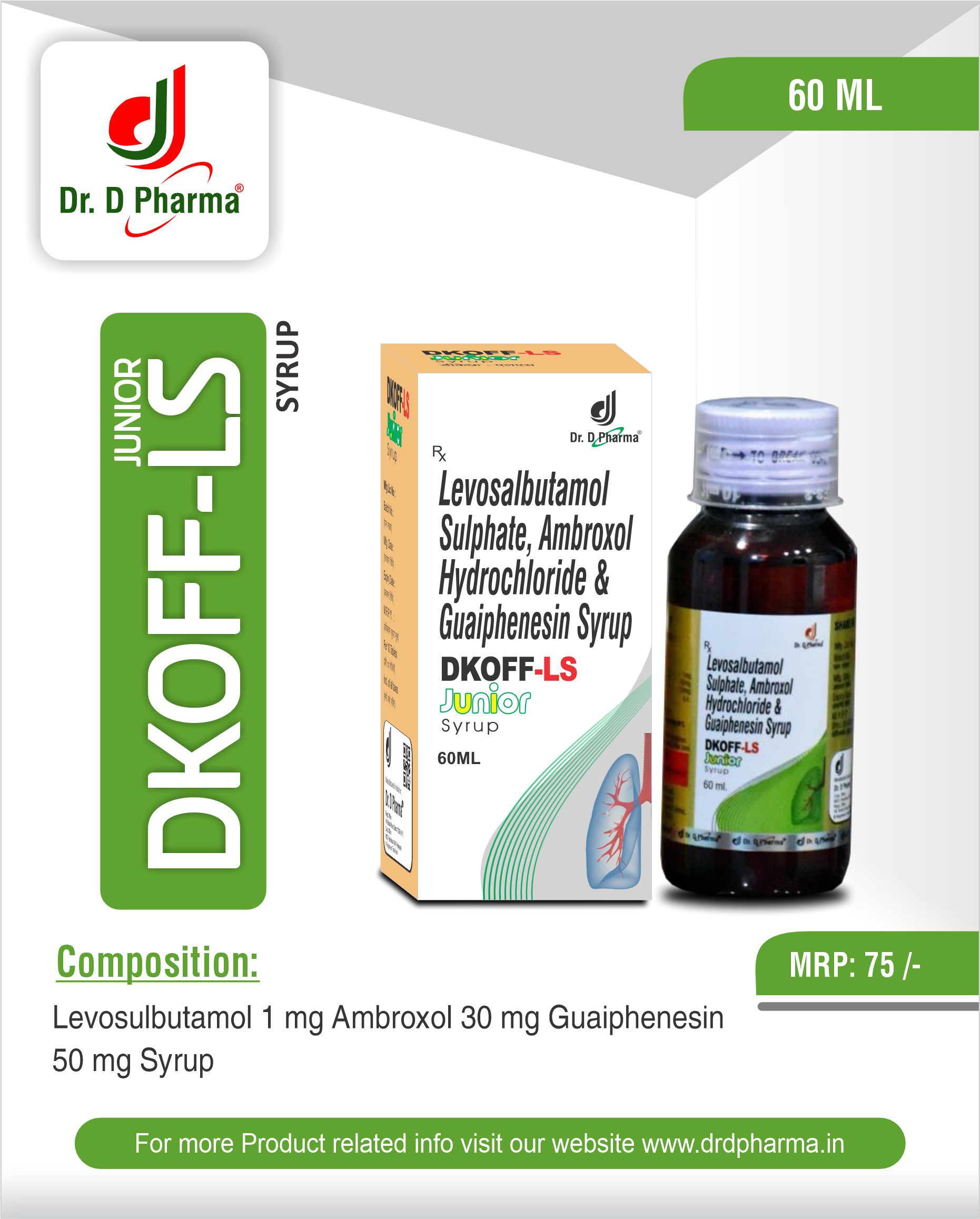 DKOFF LS JUNIOR SYRUP 60ML